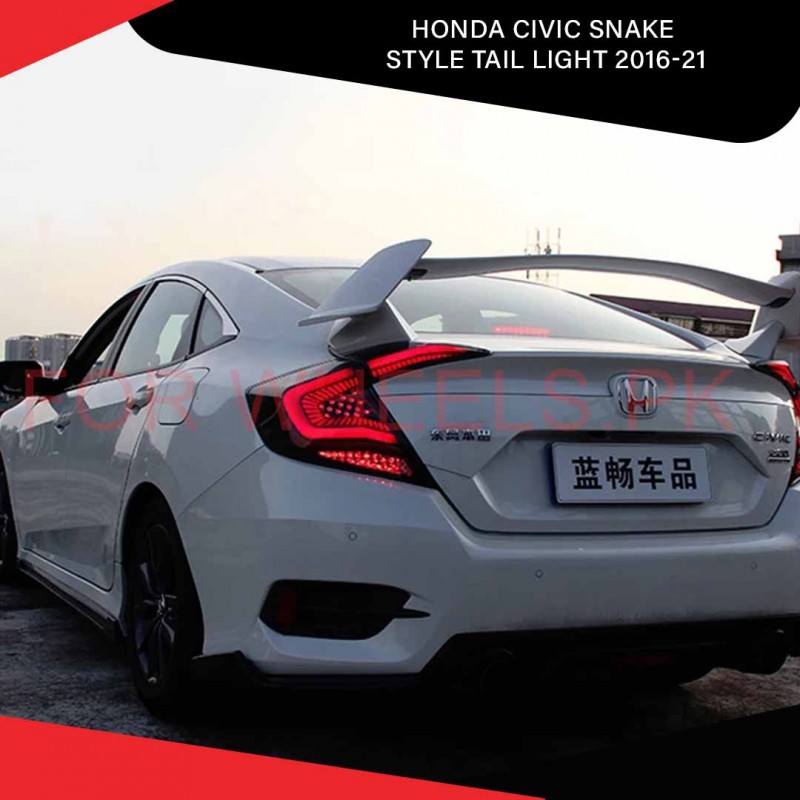 Honda Civic Snake Style Tail Light 2016-21