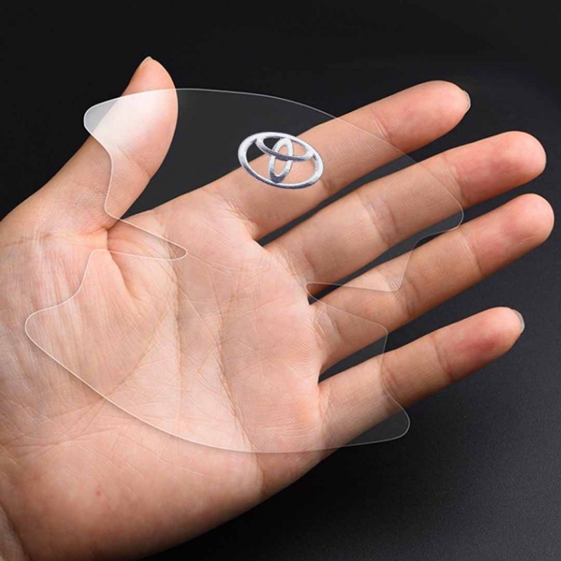 8Pcs Transparent Car Door Handle Cup Anti Scratches Stickers Protective Film For Toyota