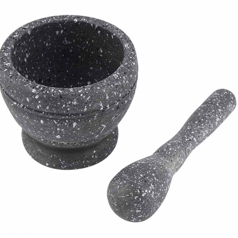 Manual Mortar and Pestle The Best Way to Grind Garlic, Spices, and Herbs
