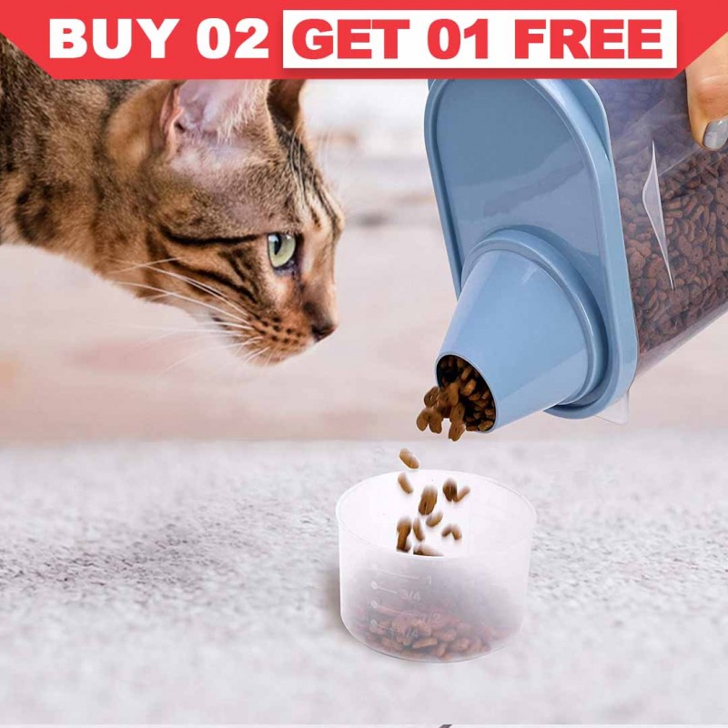 Bins Cereal Containers Dispenser Holder With Graduated Cap Buy 02 And Get 01 Free