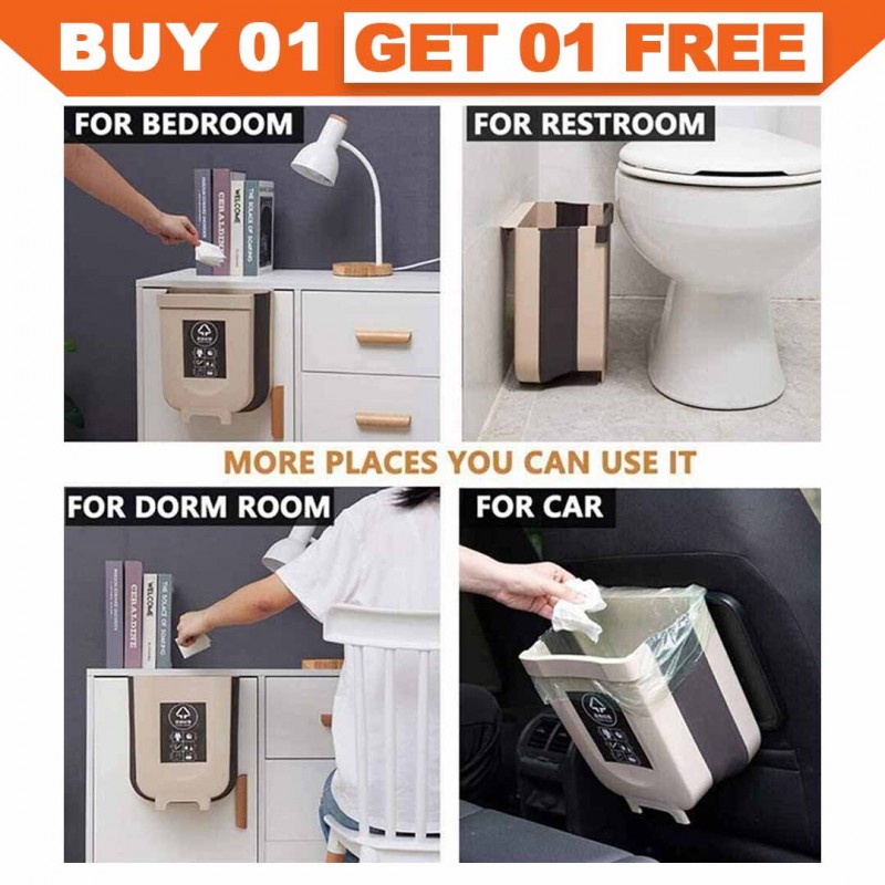 Showay Hanging Trash Can Buy 01 And Get 01 Free