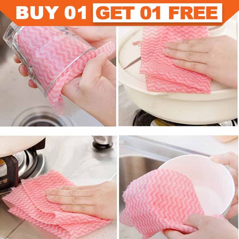 Disposable Cleaning Towels Buy 01 And Get 01 Free