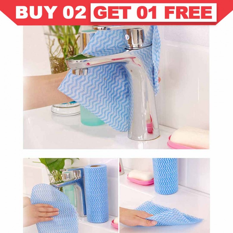 Disposable Cleaning Towels Buy 02 And Get 01 Free