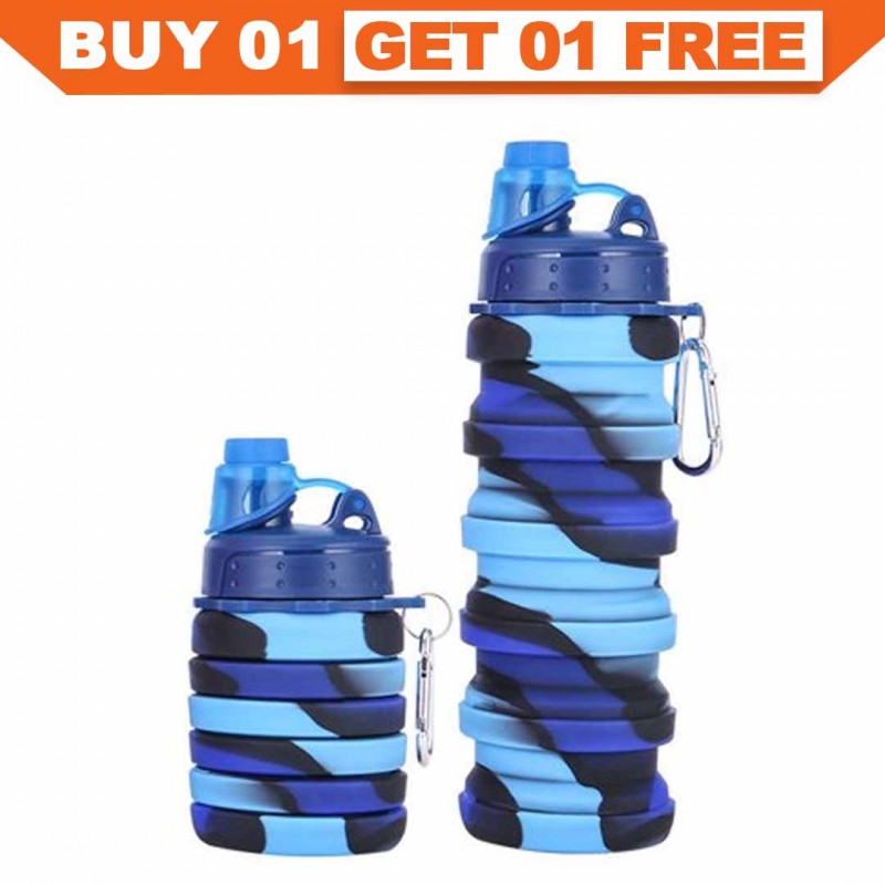 Multicolor Collapsible Water Bottles Buy 01 & Get 01 Free