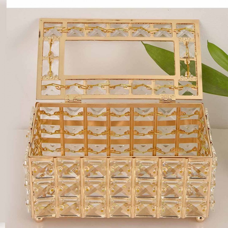 Crystal Tissue Box Cover 