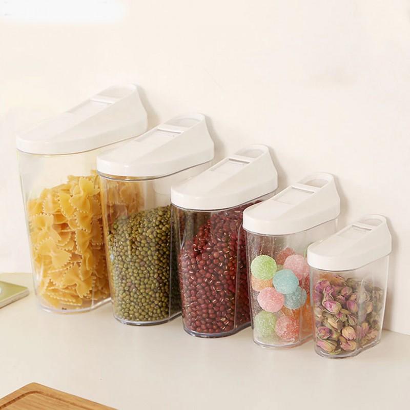 5pcs Food Grade Plastic Sealed Cans