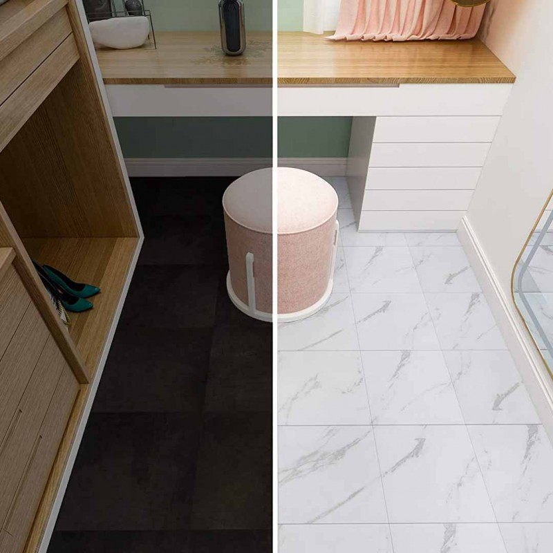 Marble Paper Decorative Tile Stickers Pack Of 40