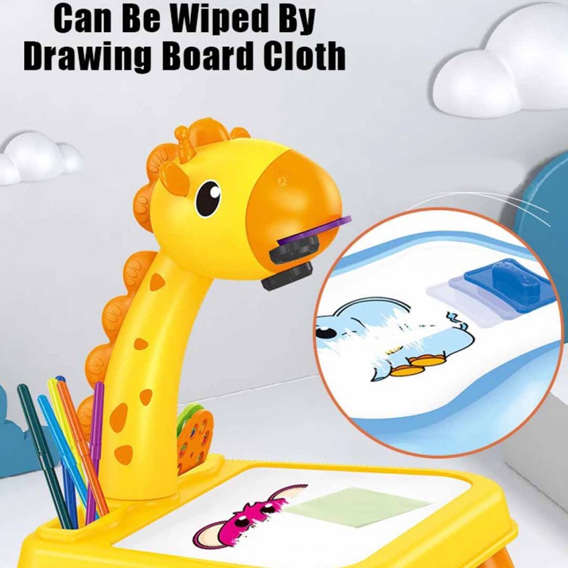 LED Children Projector Drawing Board Montessori Desk