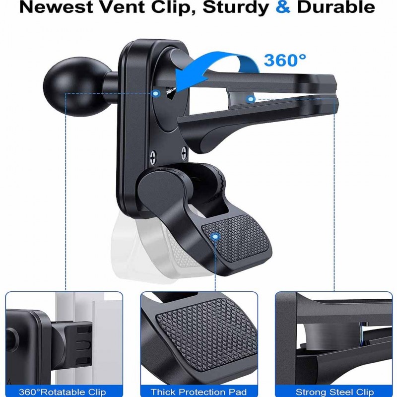 Car Phone Mount for Air Vent 360°Rotation HD-10