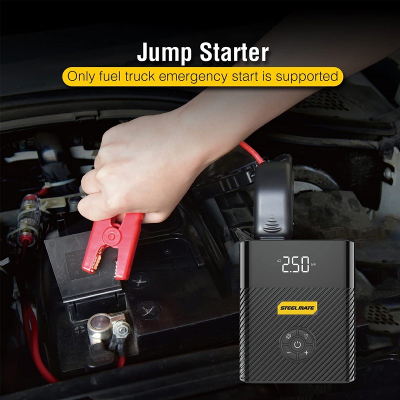 Air Compressor Portable Mini Inflator Electric Tire Pump