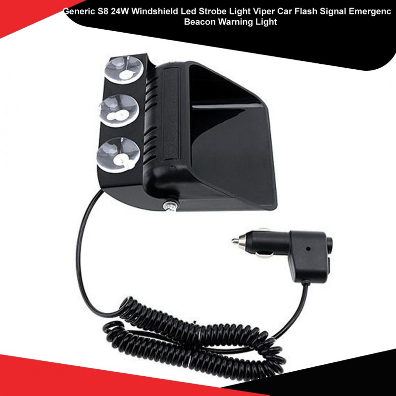 Generic S8 24W Windshield Led Strobe Light Viper Car Flash Signal Emergency Beacon Warning Light