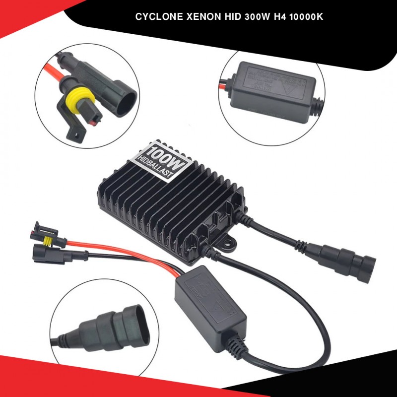 Cyclone Xenon HID 300W  H4 10000K
