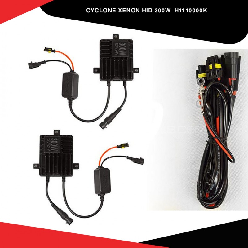 Cyclone Xenon HID 300W  H11 10000K