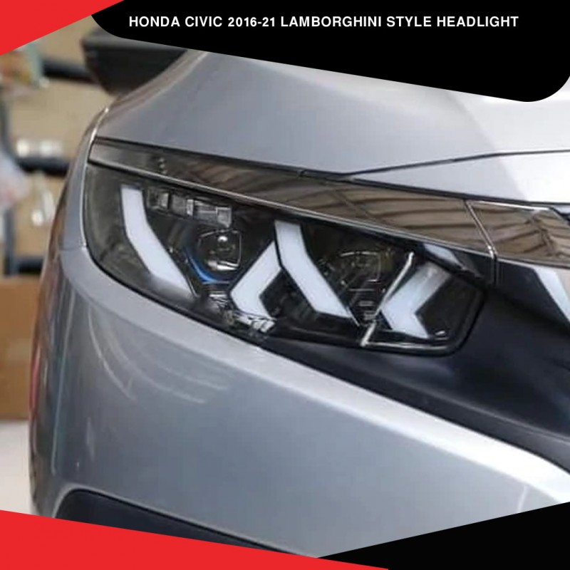 Honda Civic 2016-21 Lamborghini Style Headlight