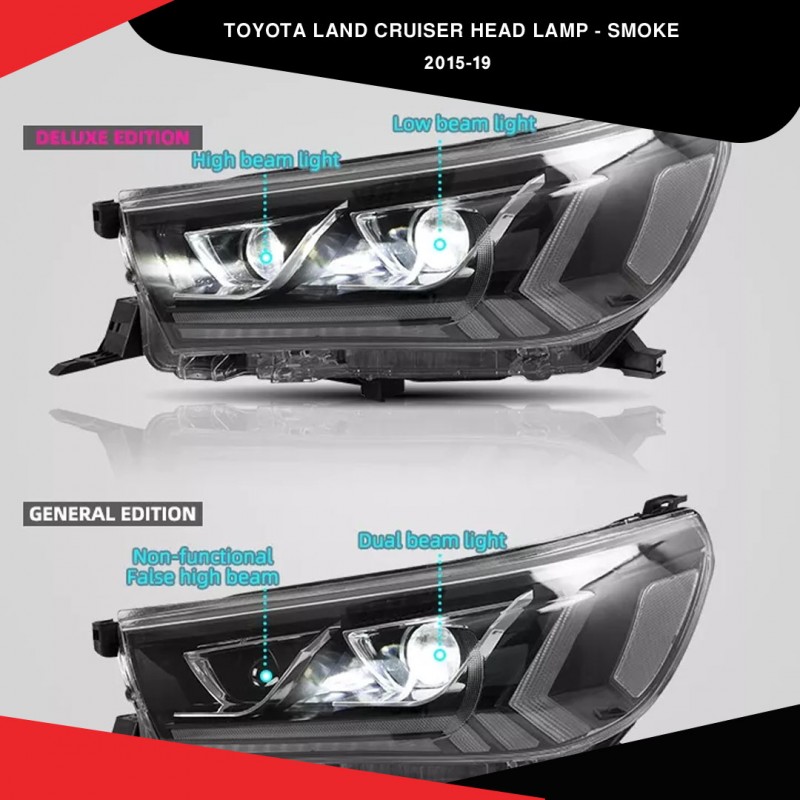 Toyota Hilux Revo V 2016-20 LAND Headlight