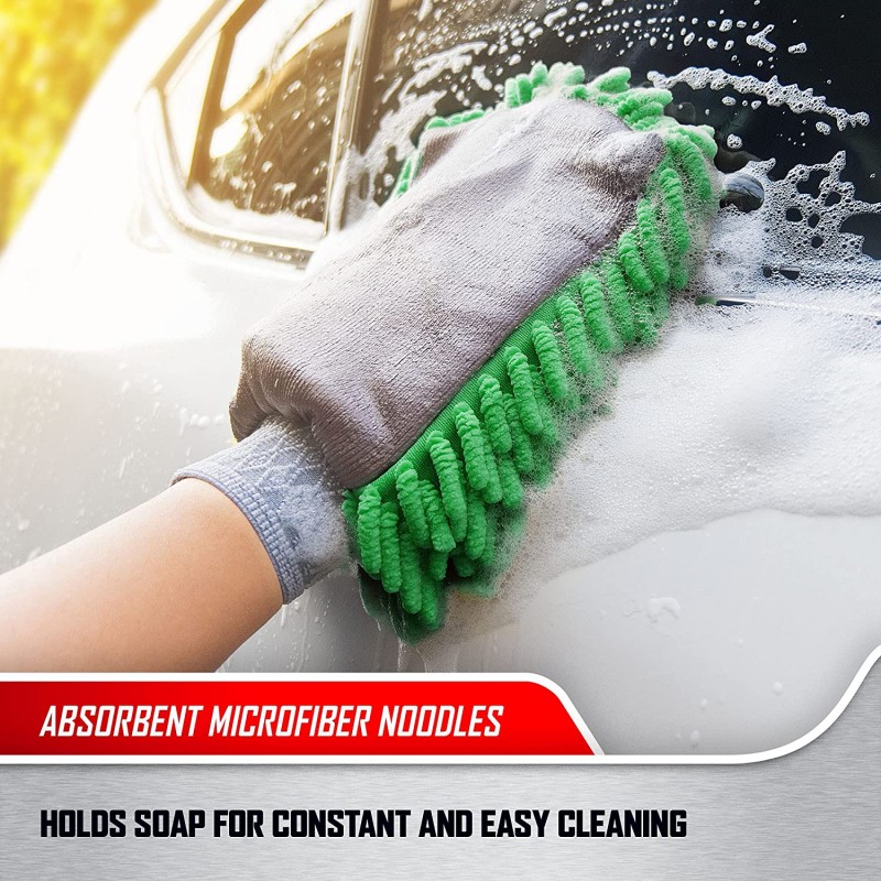 Microfiber Car Cleaning Bucket With Free Shampoo