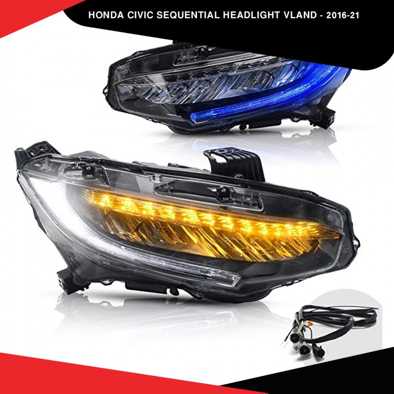 Honda Civic 2016-21 Sequential Headlight Vland
