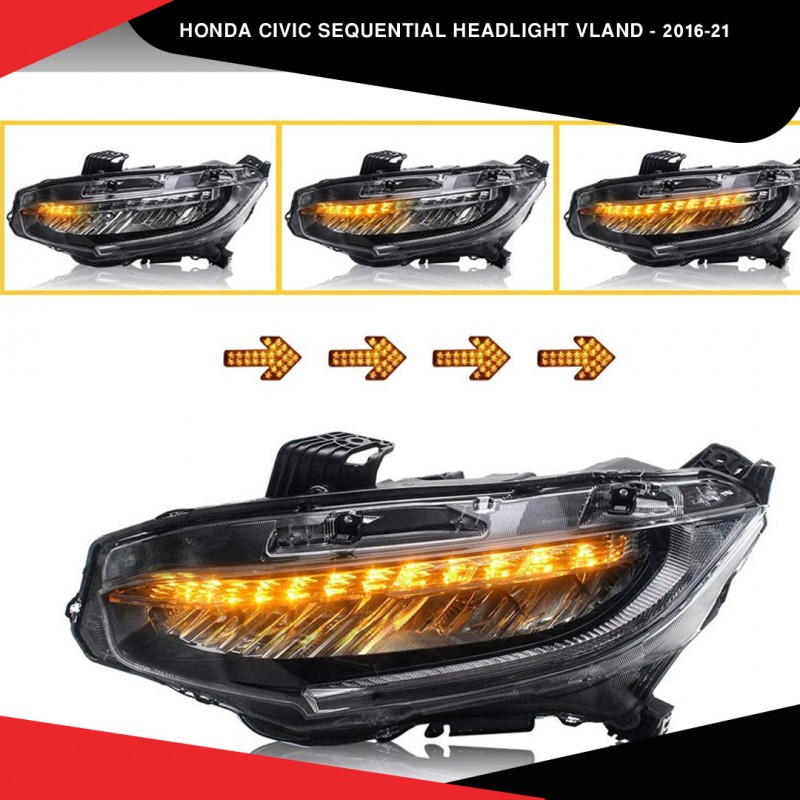 Honda Civic 2016-21 Sequential Headlight Vland
