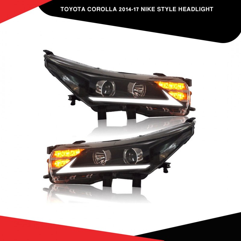 Toyota Corolla 2014-17 Nike Style Headlight
