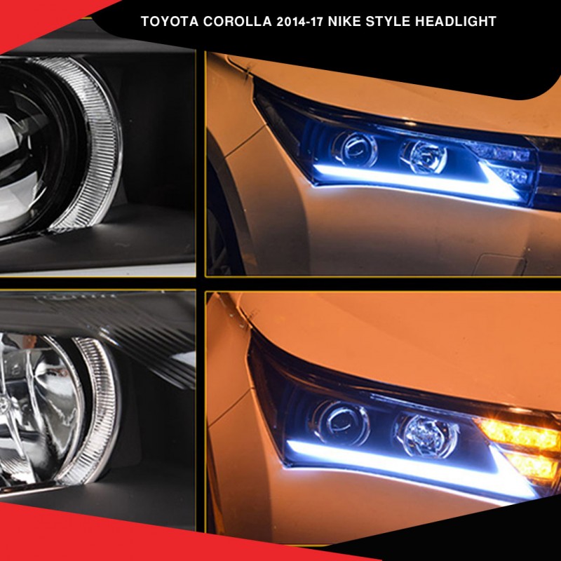 Toyota Corolla 2014-17 Nike Style Headlight