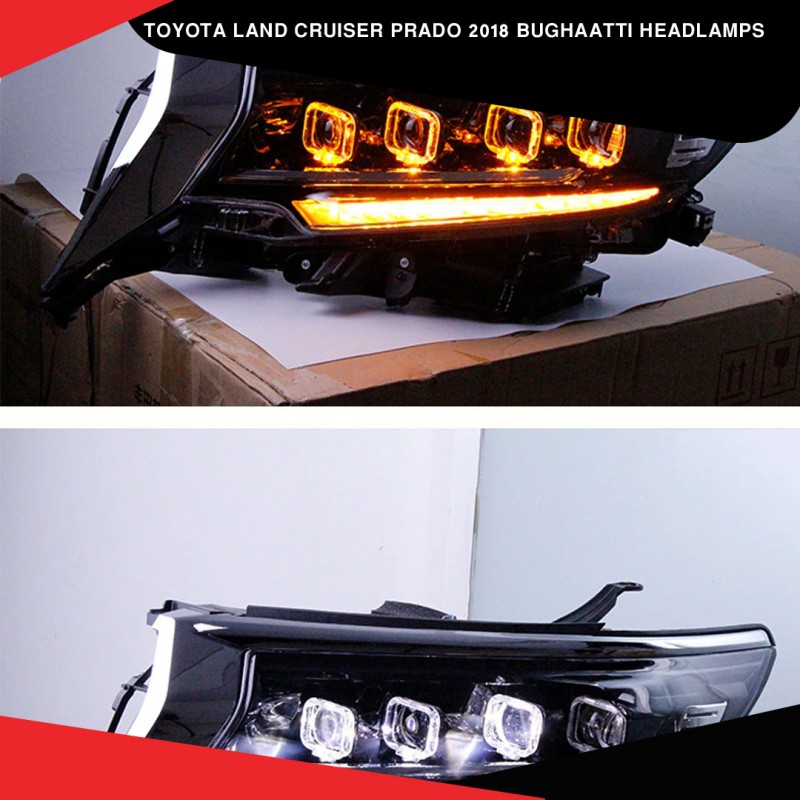 Toyota Land Cruiser 2018 Prado  Bugatti Headlights