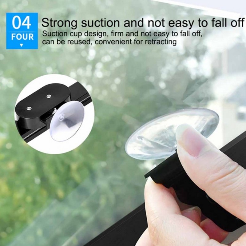 Retractable Windshield Sun Shade Small