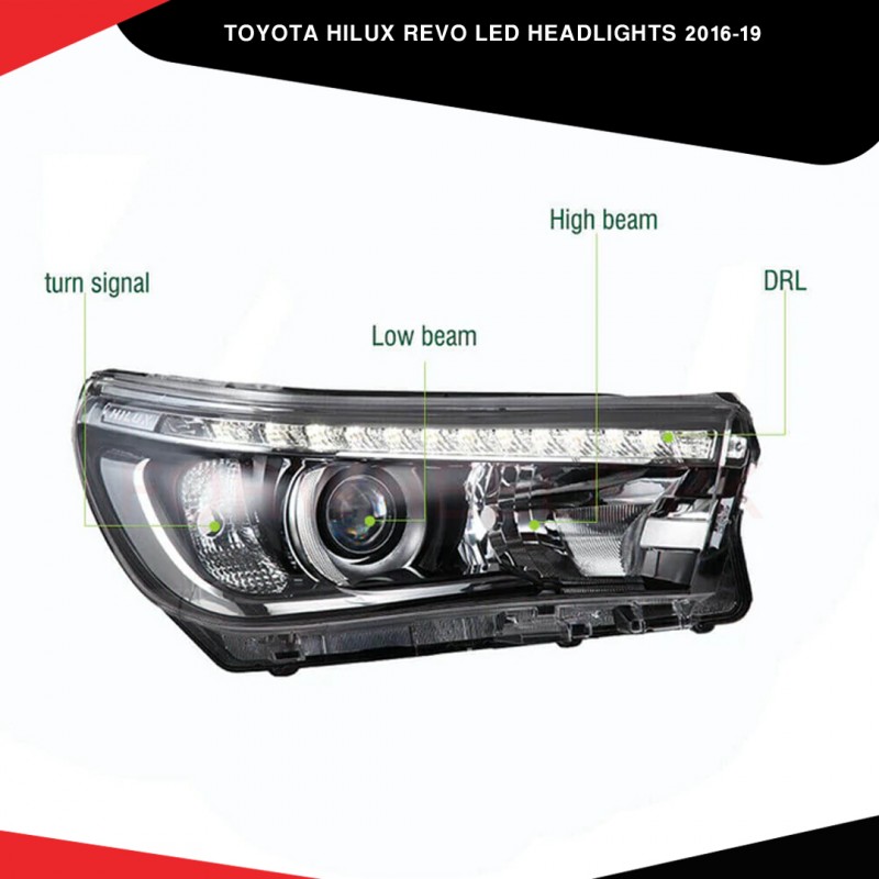 Toyota  Hilux 2016-19 Revo LED Headlight