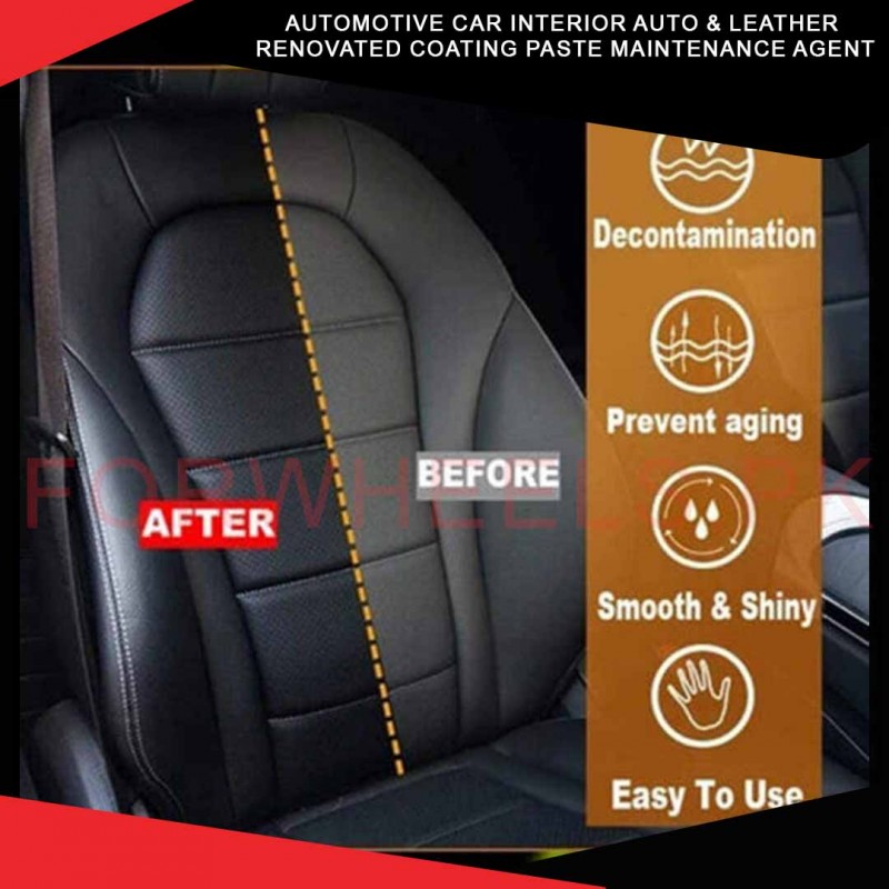 Automotive Car Interior Auto & Leather Renovated Coating Paste Maintenance Agent