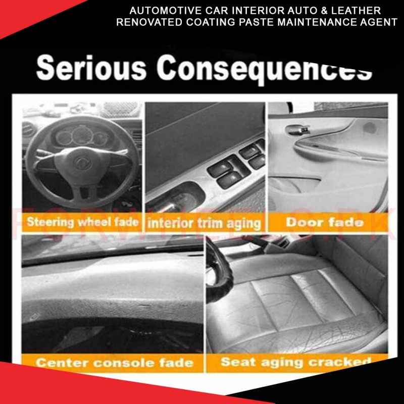 Automotive Car Interior Auto & Leather Renovated Coating Paste Maintenance Agent
