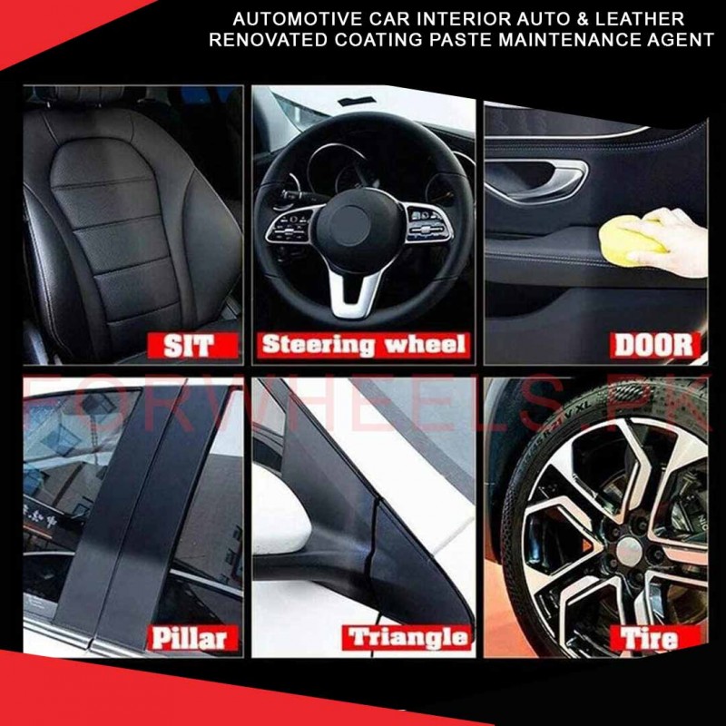 Automotive Car Interior Auto & Leather Renovated Coating Paste Maintenance Agent