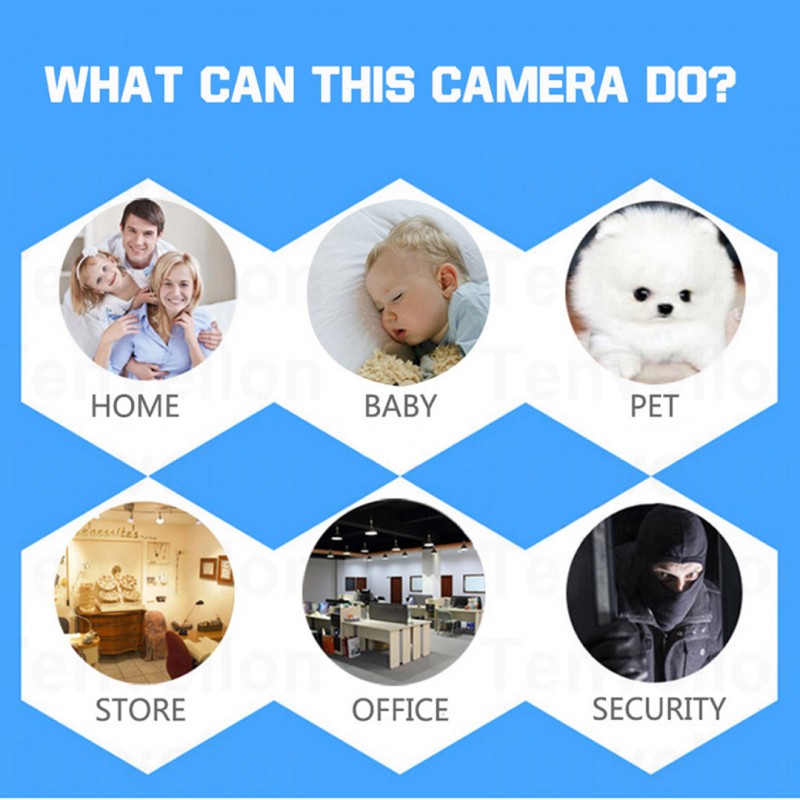 1080p HD Wireless IP Panoramic Bulb Camera - Smart Home Security