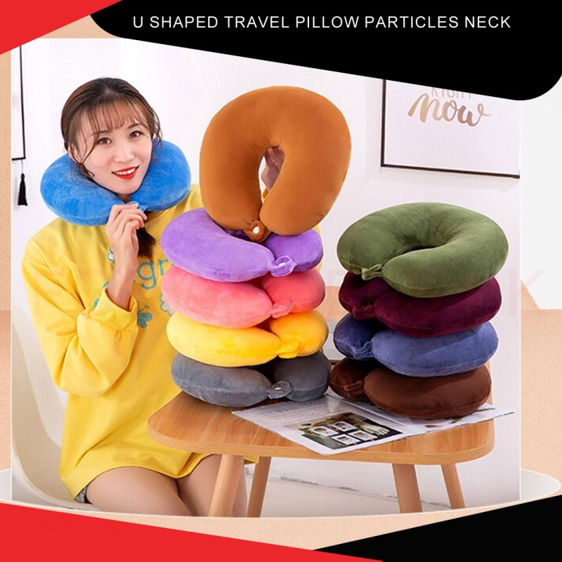 U Shaped Travel Pillow Particles Neck