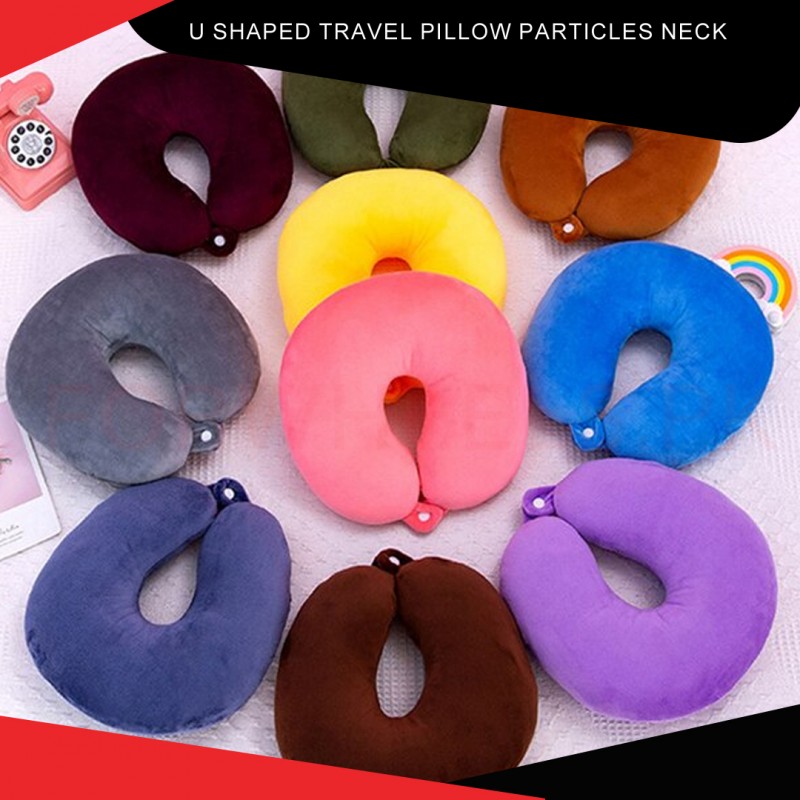 U Shaped Travel Pillow Particles Neck