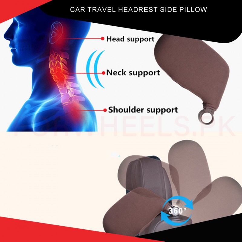 Car Travel Headrest Side Pillow