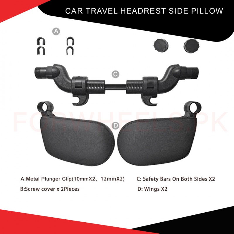 Car Travel Headrest Side Pillow