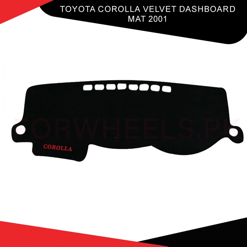 Toyota Corolla 2001 Velvet Dashboard Mat