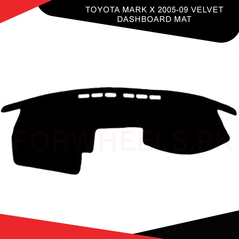 Toyota Mark x 2005-09 Velvet Dashboard Mat