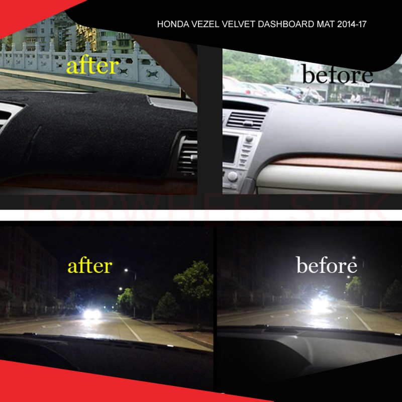Honda Vezel 2014-17 Velvet Dashboard Mat