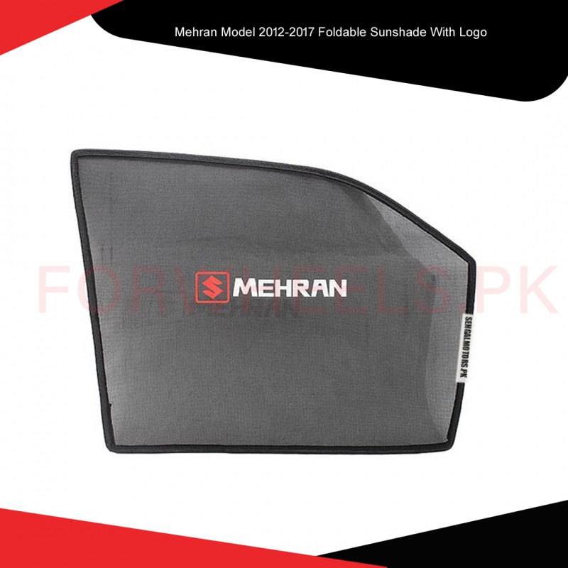 Suzuki Mehran Model 2012-2017 Foldable & Flexible Side Sunshade With Logo