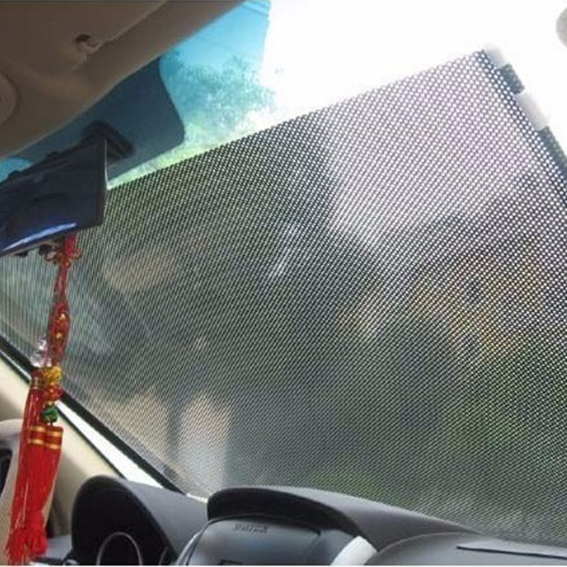 Universal Car Windshield Roller Sun Shade & Car Window Sun Shade Mesh