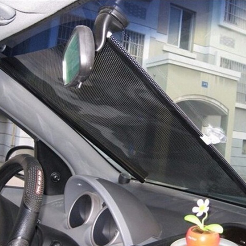 Universal Car Windshield Roller Sun Shade Large 