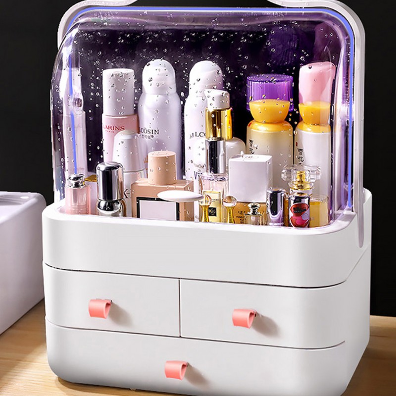 Dust-Proof Makeup Cosmetic And Jewelry Organizer