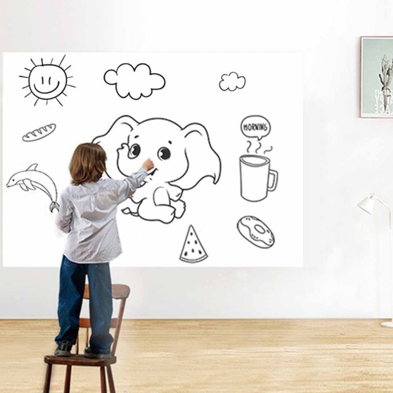 Large Magnetic Whiteboard Paper Self-Adhesive Magnetic Dry Erase Board