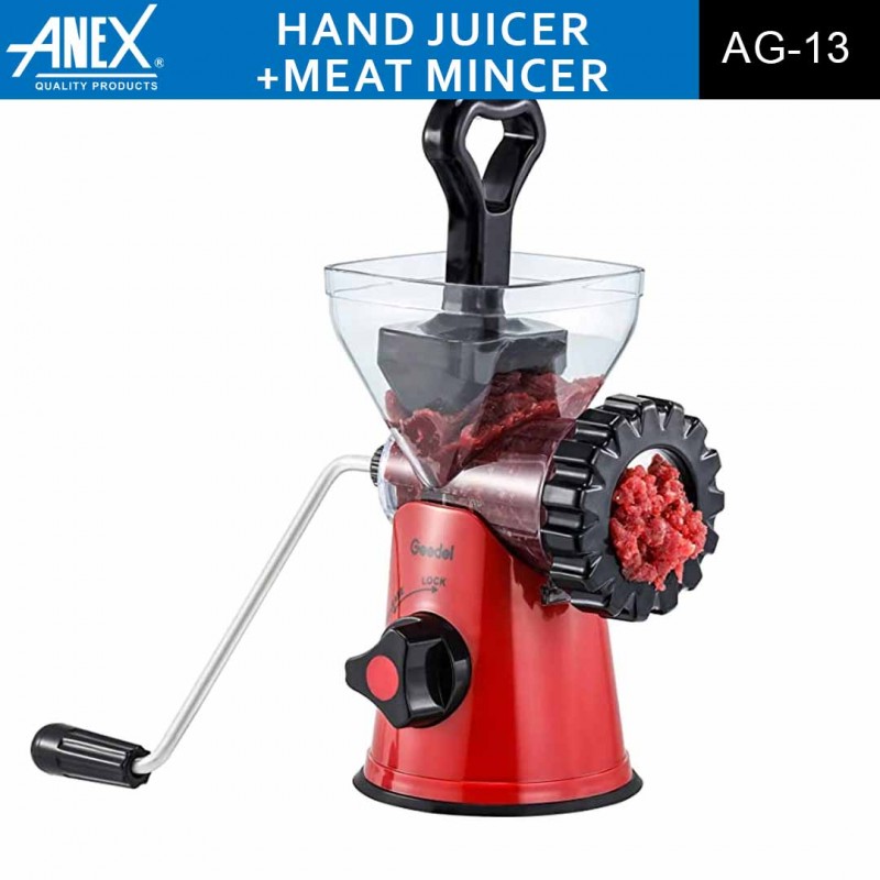 Anex AG 13 Handy Juicer and Meat Mincer 2 in 1 Kitchen Appliance for Juicing and Mincing