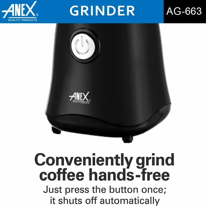 Anex AG-633 Grinder Professional Grade Grinder for Home and Commercial Use