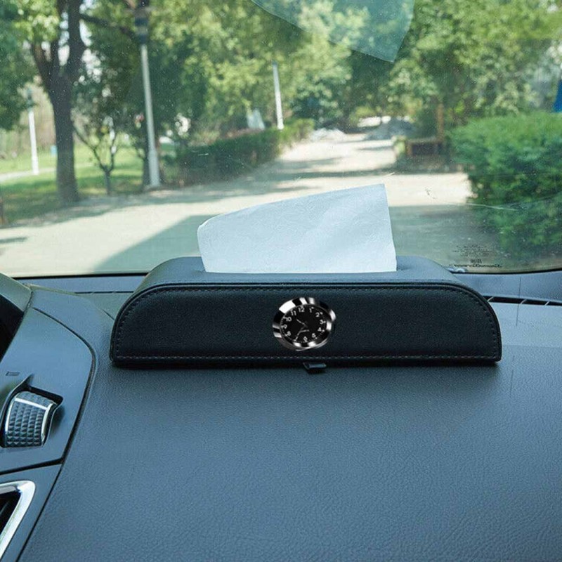 Car Clock Tissue Box