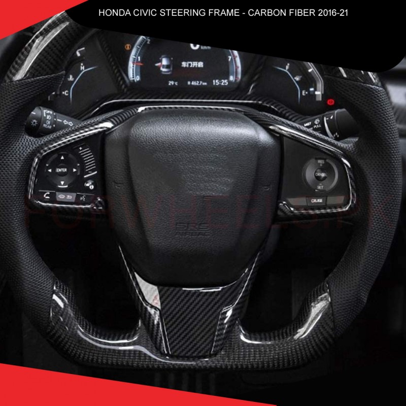 Honda Civic 2016-21 Steering Frame Carbon Fiber