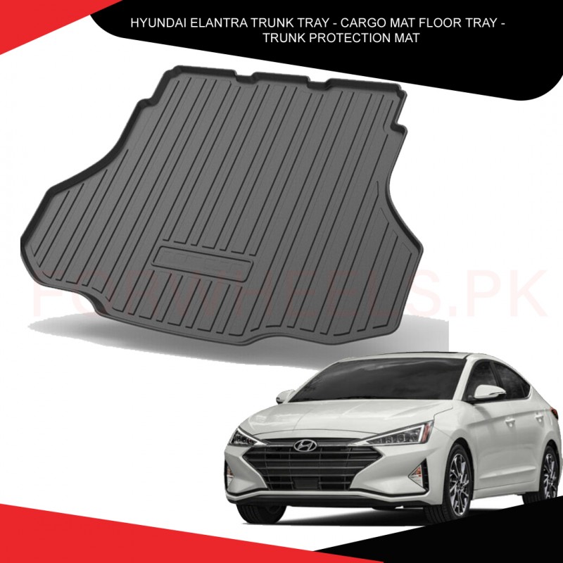Hyundai Elantra Trunk Tray Cargo Mat Floor Tray Trunk Protection Mat