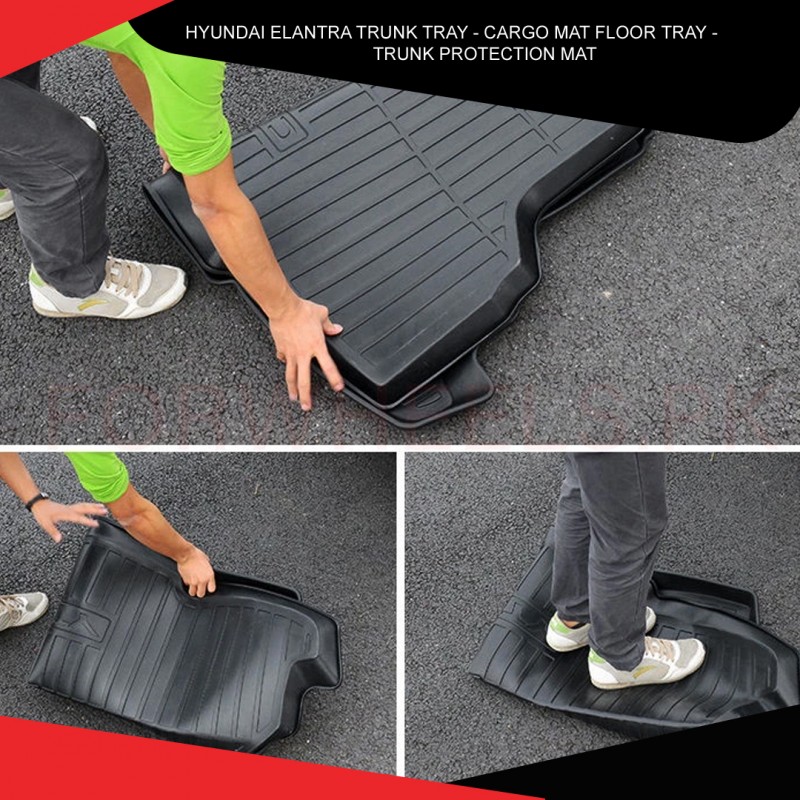 Hyundai Elantra Trunk Tray Cargo Mat Floor Tray Trunk Protection Mat