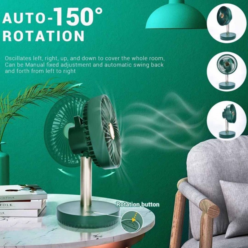 Electric Portable Mini Desk Fan USB Rechargeable